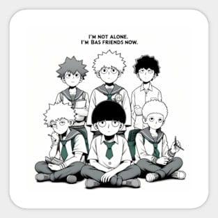 Mob and his friends [ Mob Psycho 100] Sticker